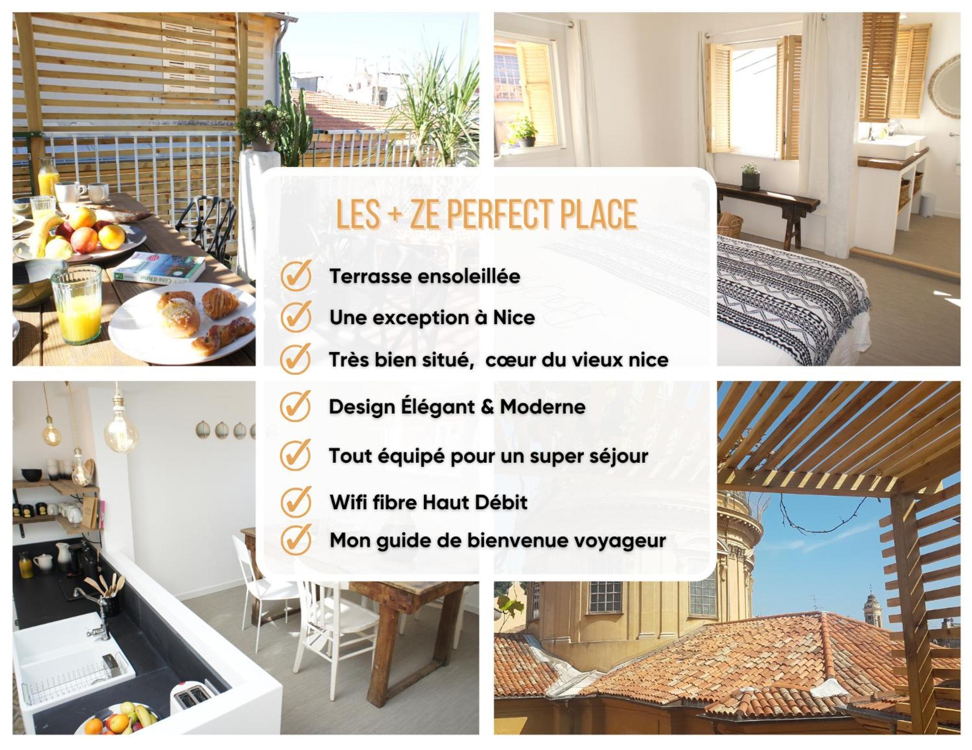 Ze Perfect Place - Vieux Nice - Exceptionnel Appartement - Calme Et Terrasse Avec Vues Exterior photo